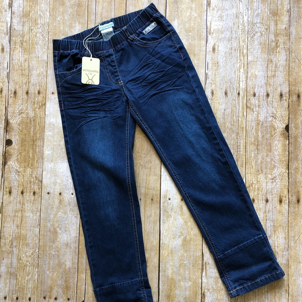 Krickets Girls Denim Slim Cut Spandex Pants NEW
